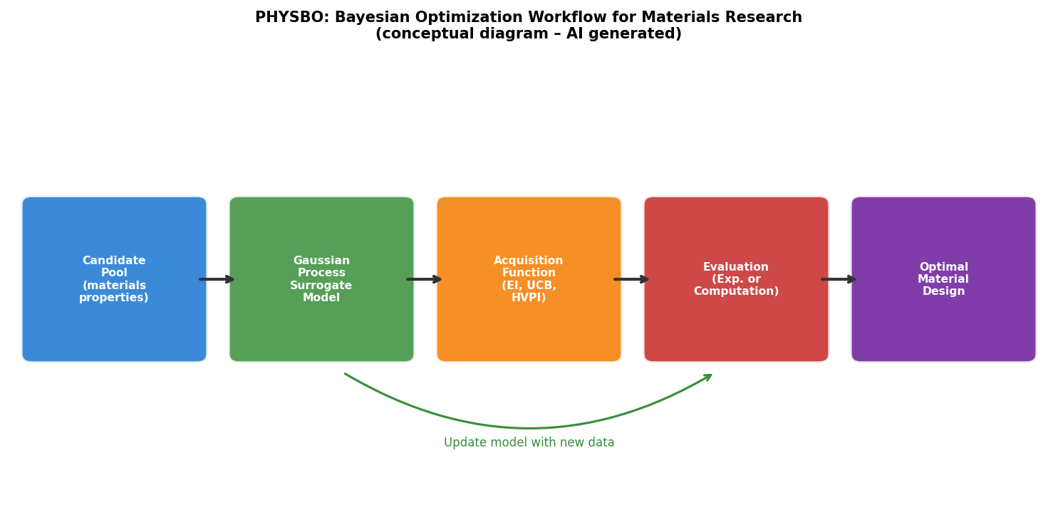 Fig1: ベイズ最適化ワークフロー