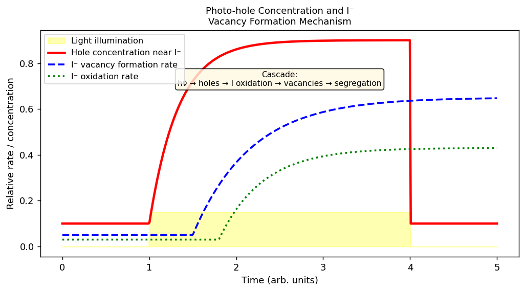 Fig.3 光誘起空孔生成カスケード機構
