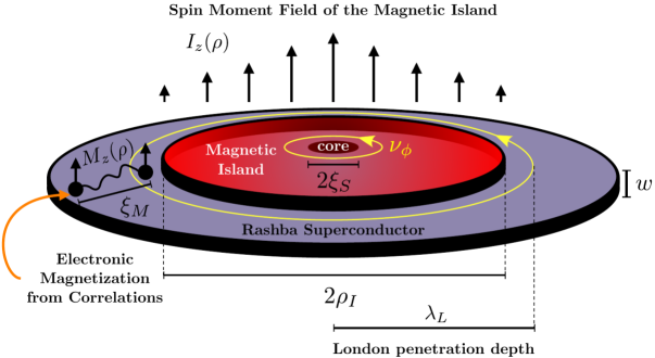 Magnetic island setup