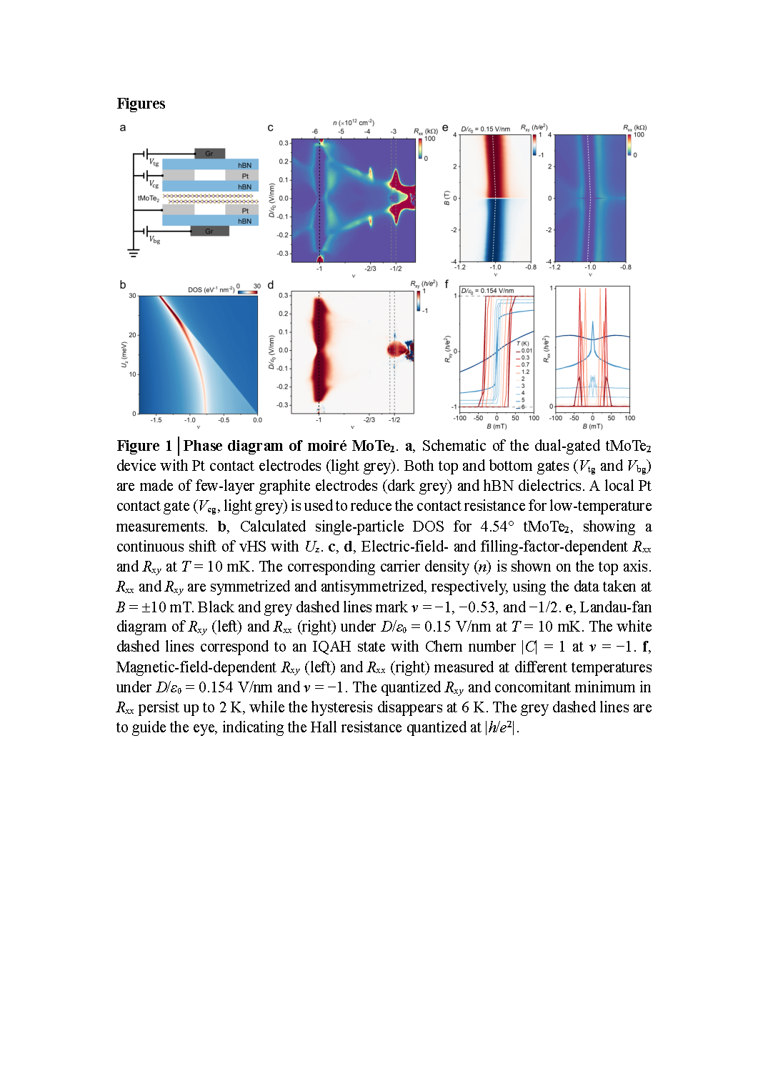 tMoTe2 Phase Diagram