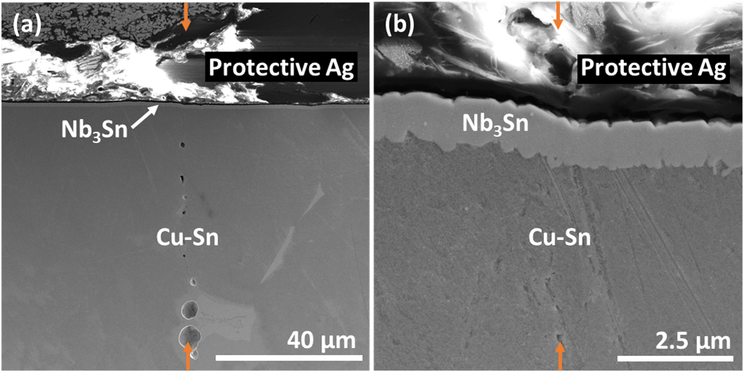 Fig.2: 接合部断面 SEM 像（HB レシピ）