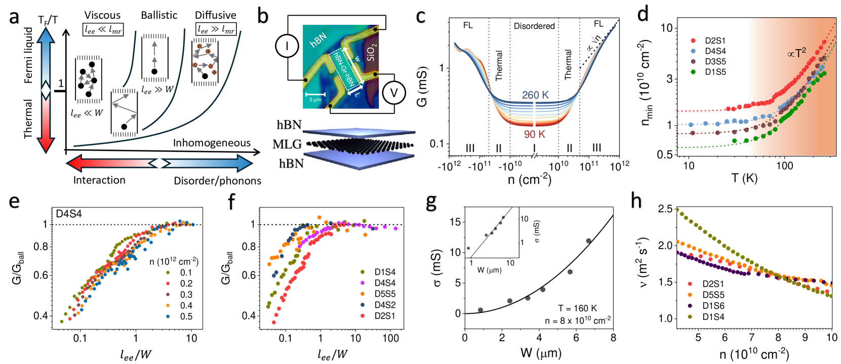 Fig.5 グラフェンにおける量子臨界流体の特性